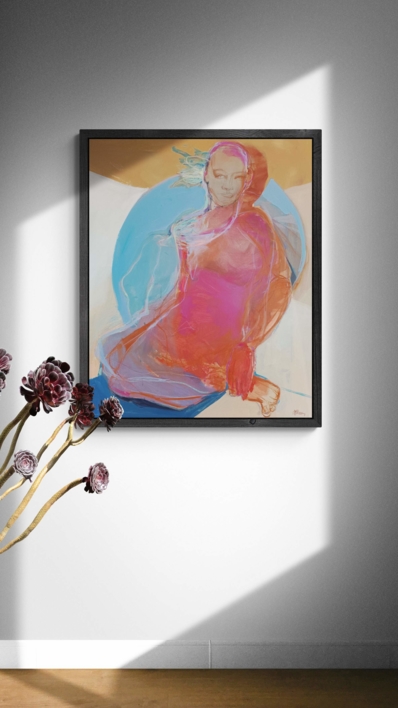 Revealed To Herself (Revelándose a Sí Misma) | Pintura de Magdalena Morey | Compra arte en Flecha.es