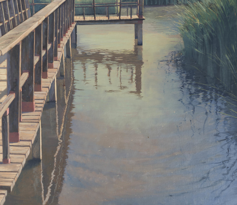 Paso elevado nº4. | Pintura de Álvarez Cebrián | Compra arte en Flecha.es