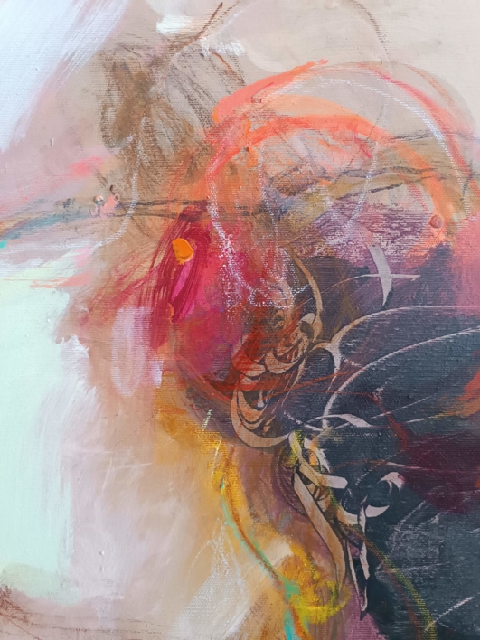 Both Sides Shape Us  (Ambos Lados Nos Forman) | Pintura de Magdalena Morey | Compra arte en Flecha.es