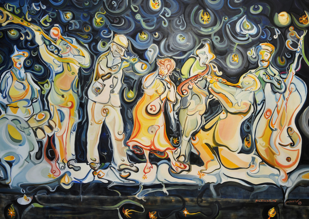 © Swing stars | Pintura de RICHARD MARTIN | Compra arte en Flecha.es