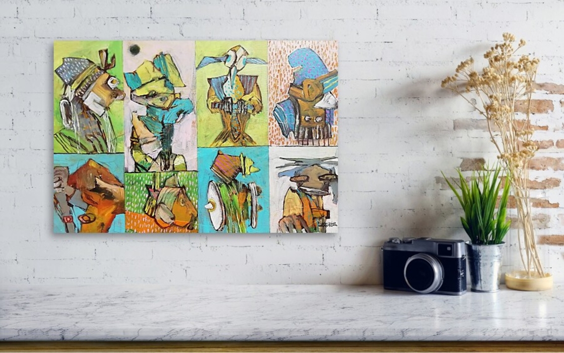 Abstract fragments 18 | Pintura de Francisco Santos | Compra arte en Flecha.es
