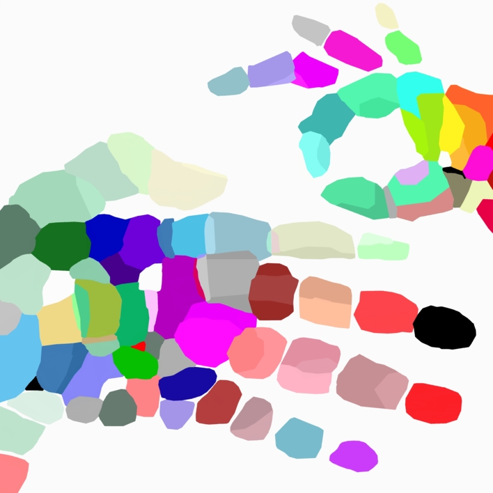 Manosaje (100x100cm) | Dibujo de ALEJOS | Compra arte en Flecha.es