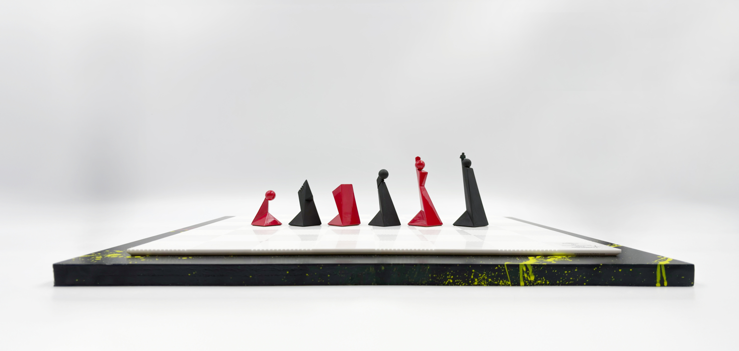 Magenta y Negro | Escultura de Jorge Maestro | Compra arte en Flecha.es