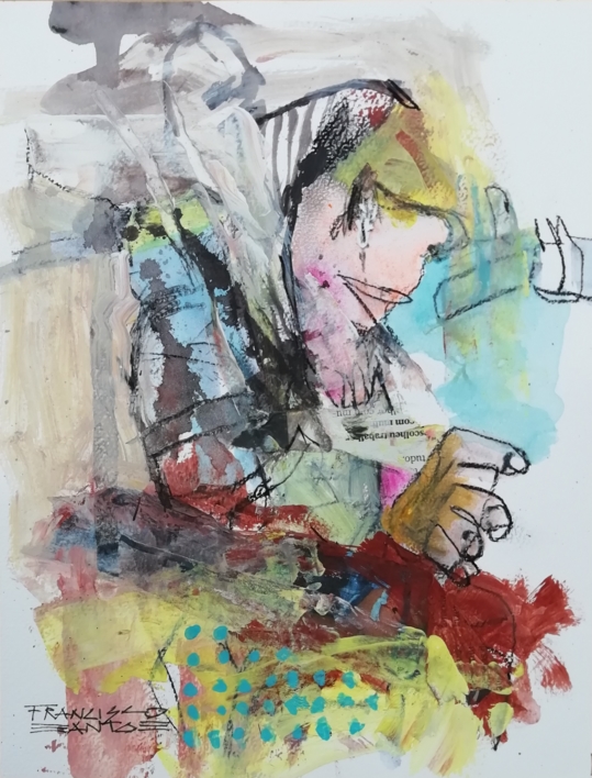 Miércoles 26 | Pintura de Francisco Santos | Compra arte en Flecha.es