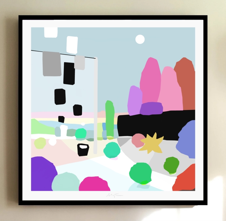 El correop (61x61cm) |Dibujo de ALEJOS | Compra arte en Flecha.es