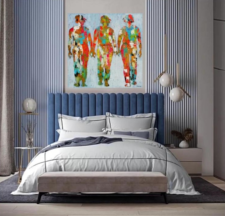 Haphaestus e amigas | Pintura de Francisco Santos | Compra arte en Flecha.es