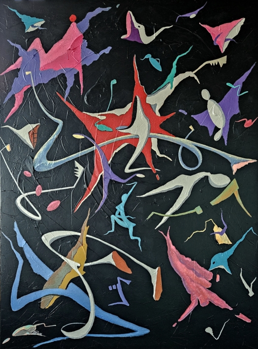 Nights in White Satin |Pintura de Valeriano Cortázar | Compra arte en Flecha.es