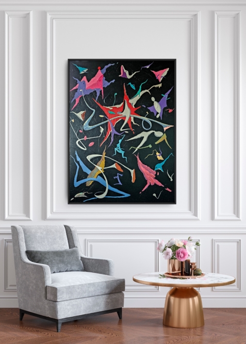 Nights in White Satin | Pintura de Valeriano Cortázar | Compra arte en Flecha.es