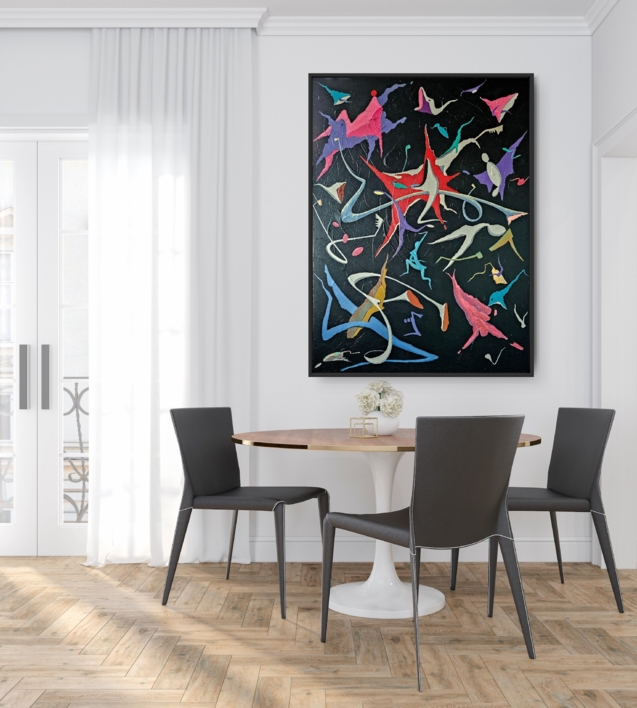 Nights in White Satin | Pintura de Valeriano Cortázar | Compra arte en Flecha.es