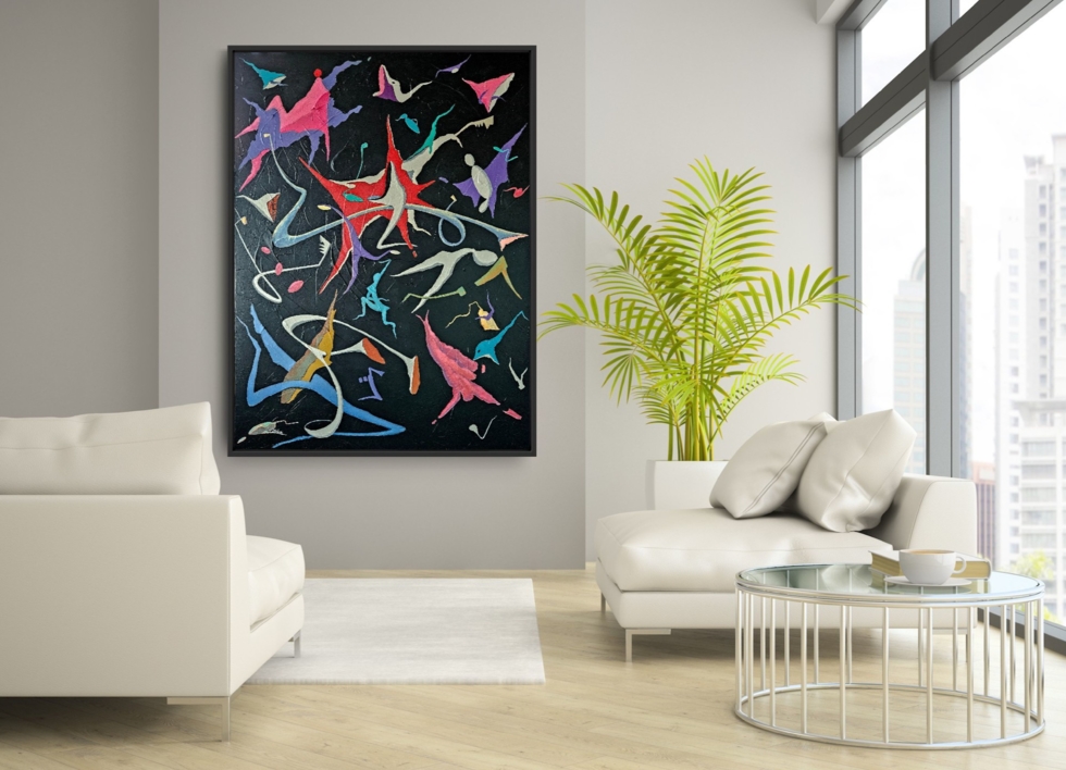 Nights in White Satin | Pintura de Valeriano Cortázar | Compra arte en Flecha.es