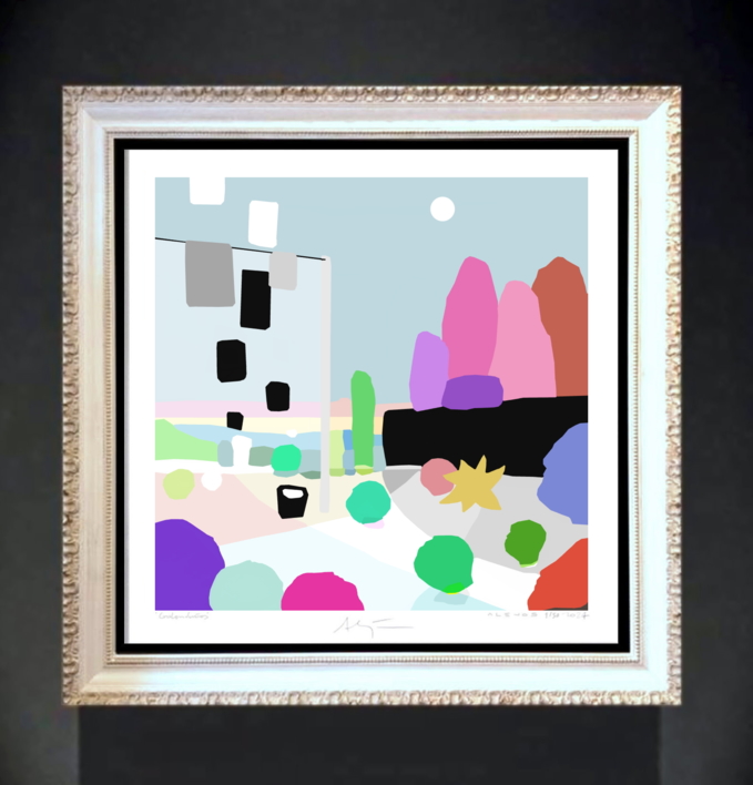 El correo (43x43cm) | Dibujo de ALEJOS | Compra arte en Flecha.es