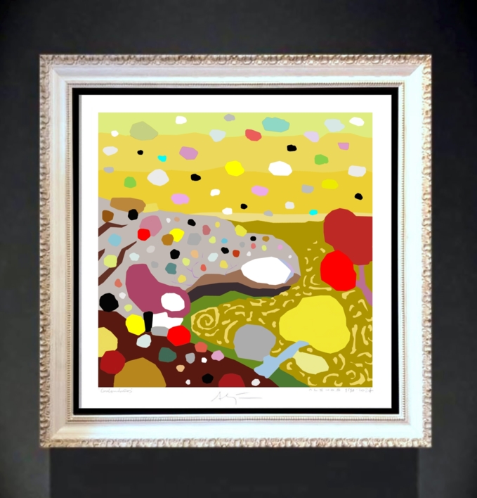 La veía (43x43cm) | Dibujo de ALEJOS | Compra arte en Flecha.es