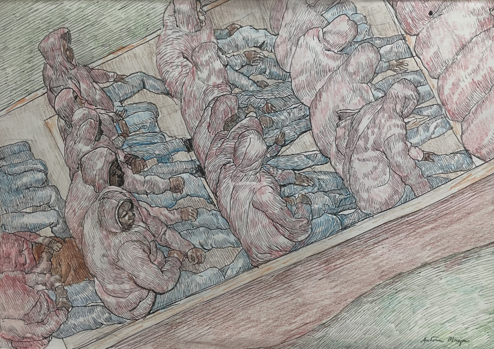 Paraiso perdido II |Dibujo de Antonio Maya Cortes | Compra arte en Flecha.es