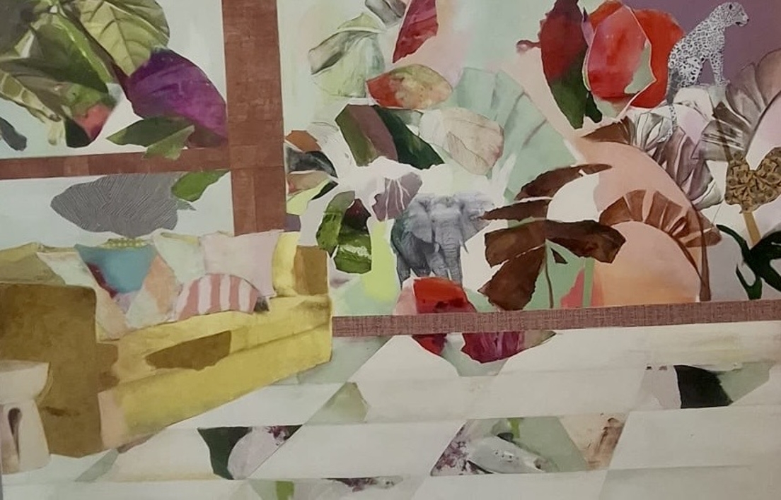 De safari |Collage de ISABEL GARCIA BENITO | Compra arte en Flecha.es