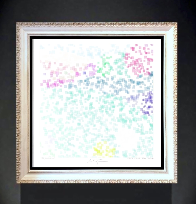 Campos I (43x43cm) | Dibujo de ALEJOS | Compra arte en Flecha.es