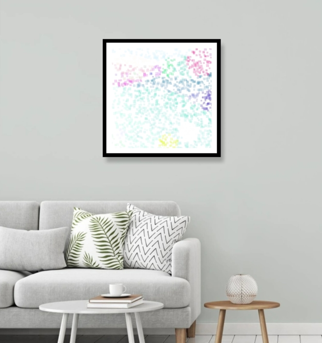 Campos I (43x43cm) | Dibujo de ALEJOS | Compra arte en Flecha.es