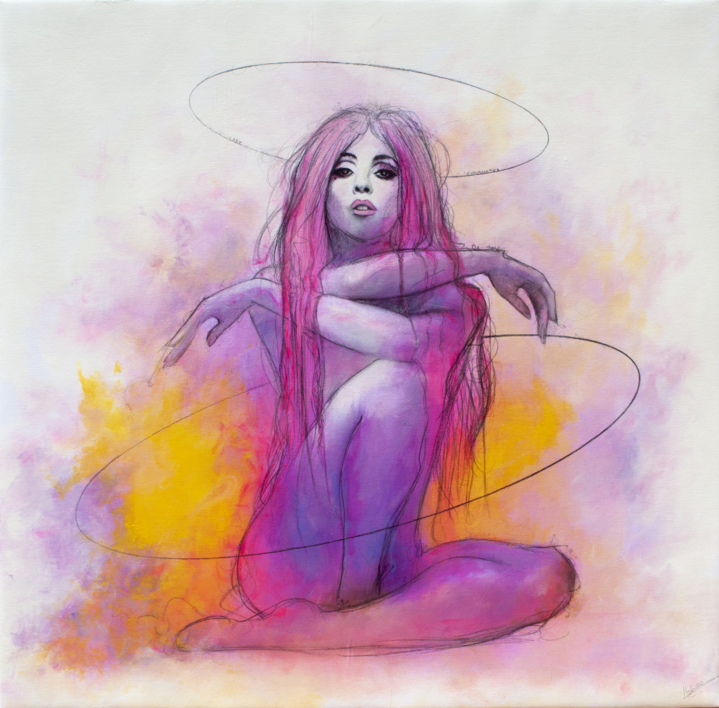 Lady Chromatica |Dibujo de Iván MIEDHO | Compra arte en Flecha.es