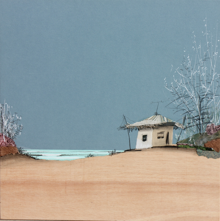 Luz del oceano |Collage de Eduardo Query | Compra arte en Flecha.es