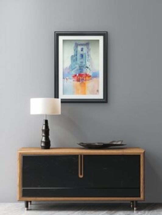Un paseo por la casa del abuelo | Pintura de Oki Hoyos | Compra arte en Flecha.es