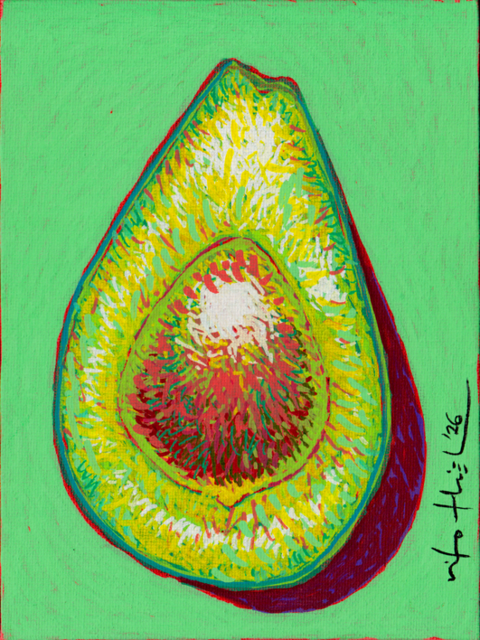 Agüacate |Pintura de Vito Thiel | Compra arte en Flecha.es