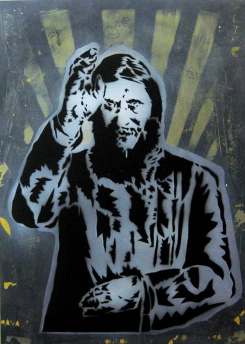 Los Iluminados 2 (Rasputín) |Pintura de Carlos Madriz | Compra arte en Flecha.es