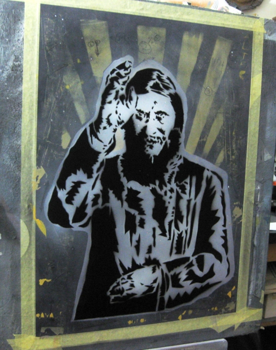 Los Iluminados 2 (Rasputín) | Pintura de Carlos Madriz | Compra arte en Flecha.es