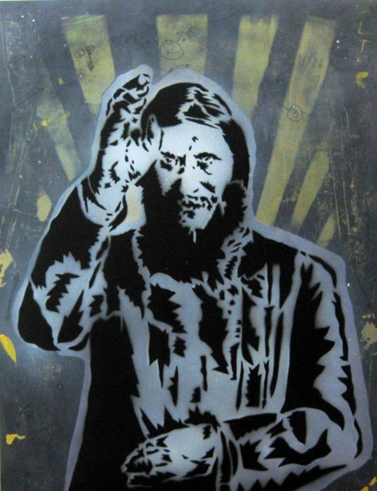 Los Iluminados 2 (Rasputín) | Pintura de Carlos Madriz | Compra arte en Flecha.es