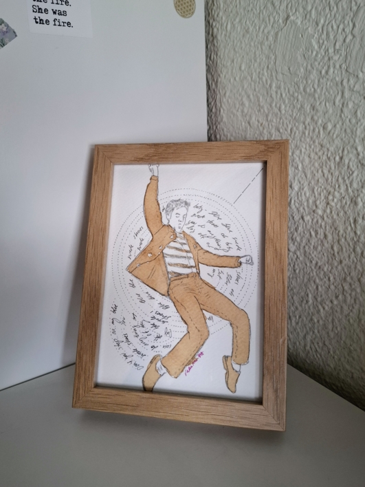Elvis | Dibujo de Meraki-Arte | Compra arte en Flecha.es