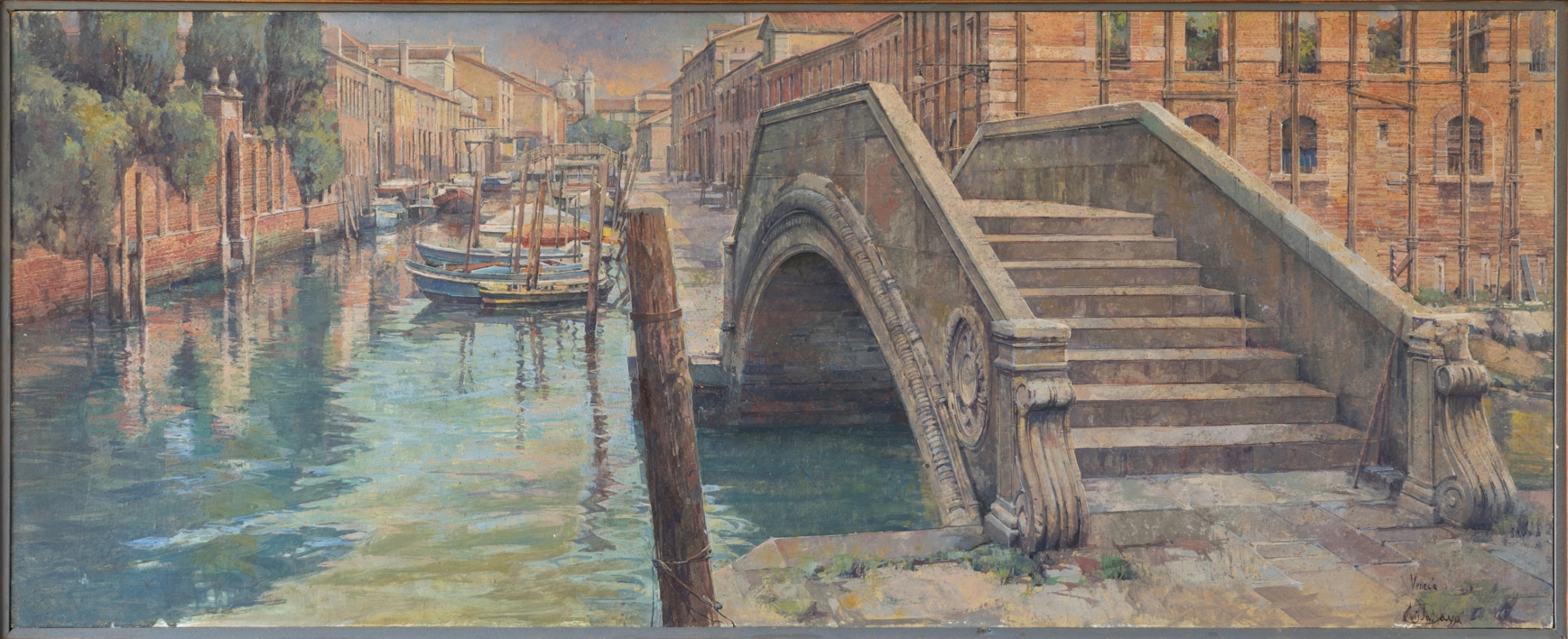 Ponte de la Giudecca. Venezia |Pintura de Luis Javier Gayá | Compra arte en Flecha.es
