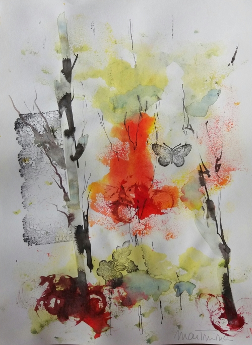 Tintas de Otoño nº6 |Dibujo de Martmina | Compra arte en Flecha.es