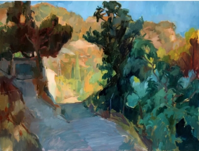 Camino de luz Colomera|PinturadeRosa cano| Compra arte en Flecha.es