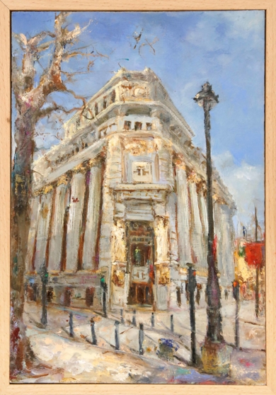 Atardecer en el Instituto Cervantes|PinturadeRicardo Sanchezt| Compra arte en Flecha.es