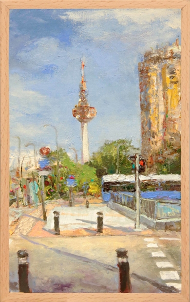 Pirulí|PinturadeRicardo Sanchezt| Compra arte en Flecha.es