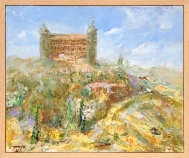 Alcázar de Toledo|PinturadeRicardo Sanchezt| Compra arte en Flecha.es