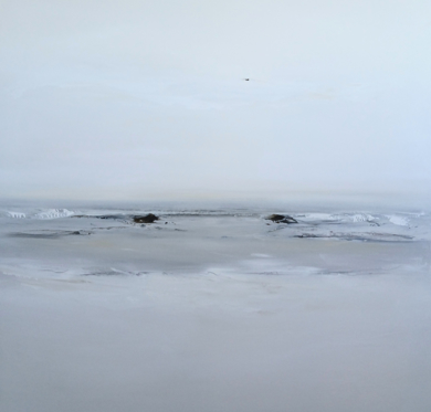 Quedate en silencio y observa el cielo|PinturadeEsther Porta| Compra arte en Flecha.es