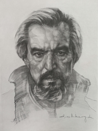 Jose-AMIGO|DibujodeYuriy Ivashkevych| Compra arte en Flecha.es