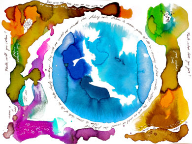 Ocean to Ocean|DibujodeMeraki-Arte| Compra arte en Flecha.es