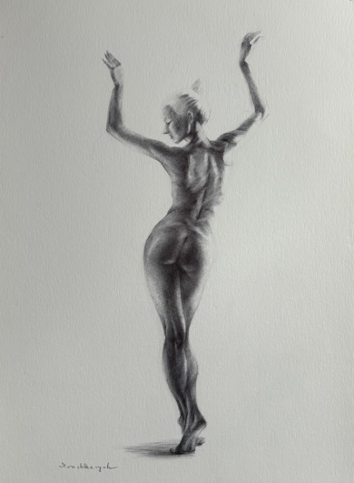 Bailarina|DibujodeYuriy Ivashkevych| Compra arte en Flecha.es