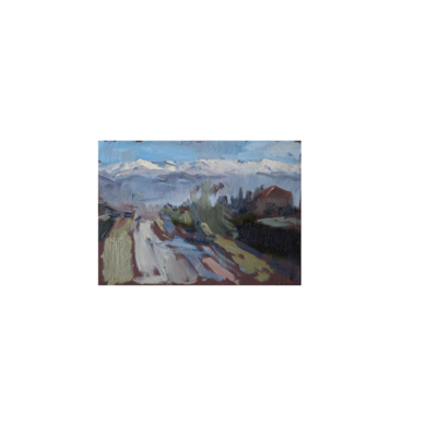 Primera nevada|PinturadeRosa cano| Compra arte en Flecha.es