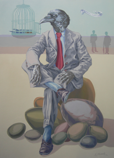 Pajaritos y pajarracos|PinturadeSalvador Torres| Compra arte en Flecha.es