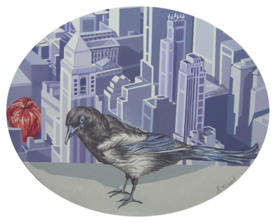 La urraca|PinturadeSalvador Torres| Compra arte en Flecha.es