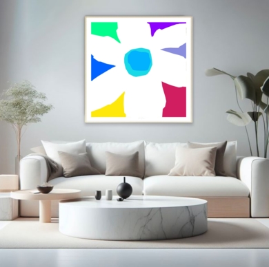 Warhflor II (100x100cm)|DibujodeALEJOS| Compra arte en Flecha.es