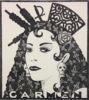 Serie: Diosas de la ópera: Carmen b/n | Obra gráfica de Fernando Bellver | Compra arte en Flecha.es