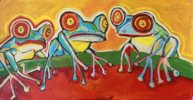 Frog | Pintura de Veo blasco | Compra arte en Flecha.es