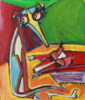 Galgos | Pintura de Veo blasco | Compra arte en Flecha.es