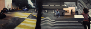 Ficción Urbana III | Pintura de Erick Miraval | Compra arte en Flecha.es