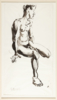 Con la Rodilla Doblada | Dibujo de Jaelius Aguirre | Compra arte en Flecha.es