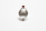 Anillo de plata 950 y Spóndylus morado | Joyería de Ester Ventura | Compra arte en Flecha.es