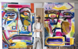 II Arquetipo de retrato, abstracción 07 2019 gran formato | Pintura de Maciej Cieśla | Compra arte en Flecha.es