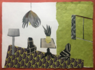 Habitación Pistacho | Collage de Mero Pil Pil | Compra arte en Flecha.es